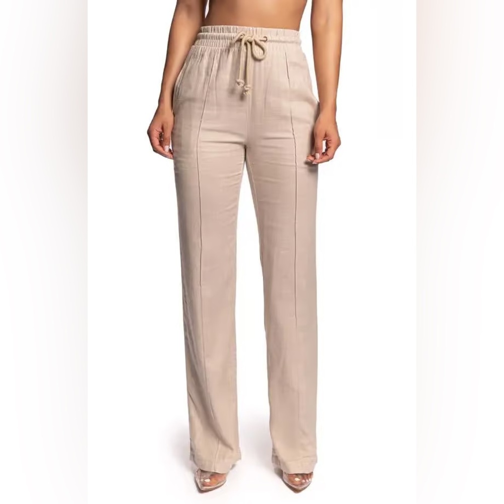JLUXLABEL Resort Linen/Cotten Pants